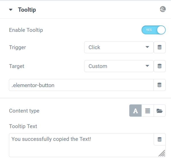 Copy Button with confirmation EADDONS Demo